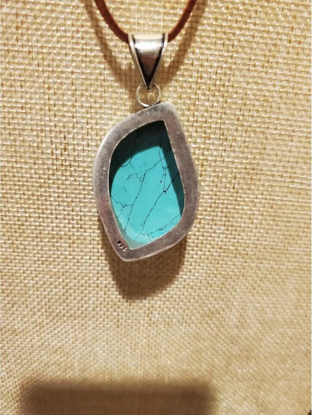 925 turquoise Necklace - Picture 8 of 12